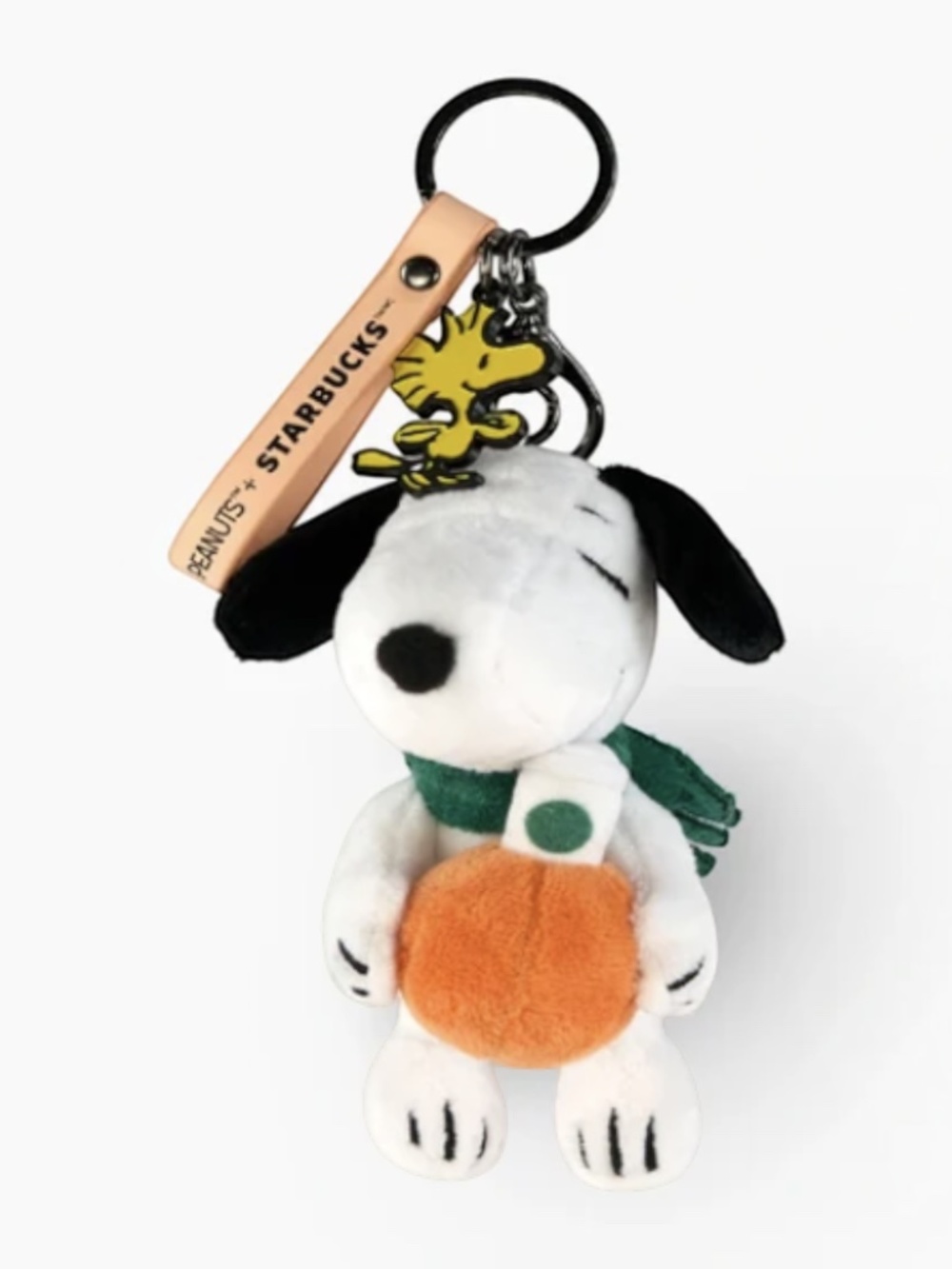 Starbucks x Peanuts Snoopy Keychain 2026 Pumpkin Limited Exclusive